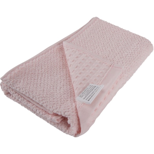 Фото - Рушник банний GM Textile махровий вафельний бордюр світло-бежевий 70х140