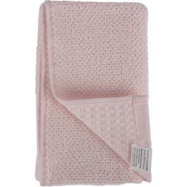 Фото - Рушник для рук GM Textile махровий вафельний бордюр світло-бежевий 40х70