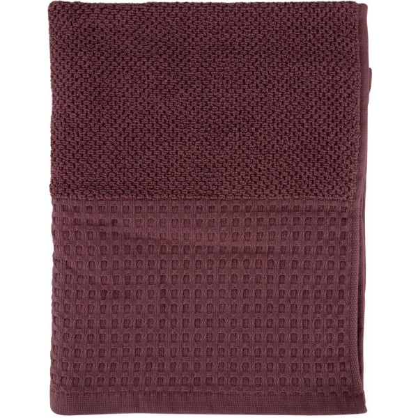 Фото - Рушник для обличчя GM Textile махровий вафельний бордюр теракот 50х90