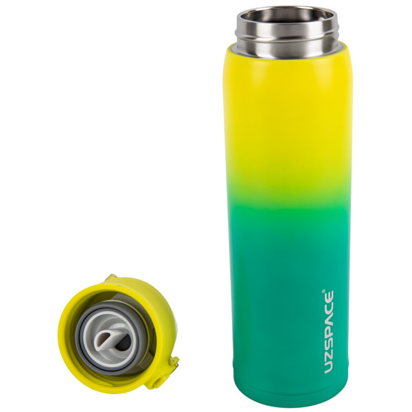 Фото - Термокружка UZspace 4201 X4 Gradient 500 мл Желто-зеленая