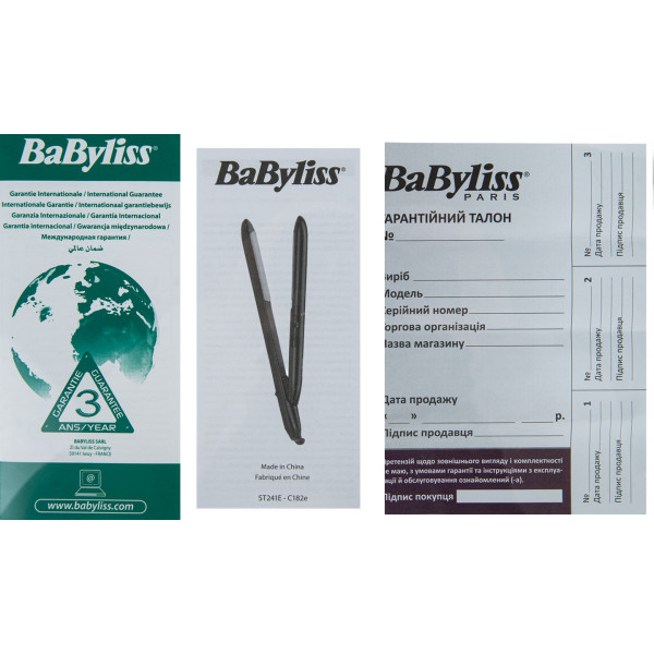 Фото - Вирівнювач волосся Babyliss ST241E