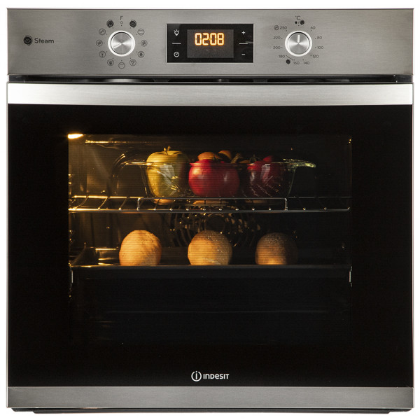 Фото - Духова шафа + варильна поверхня газова Indesit IFWS 3841 JH IX + THP 641 IX/I