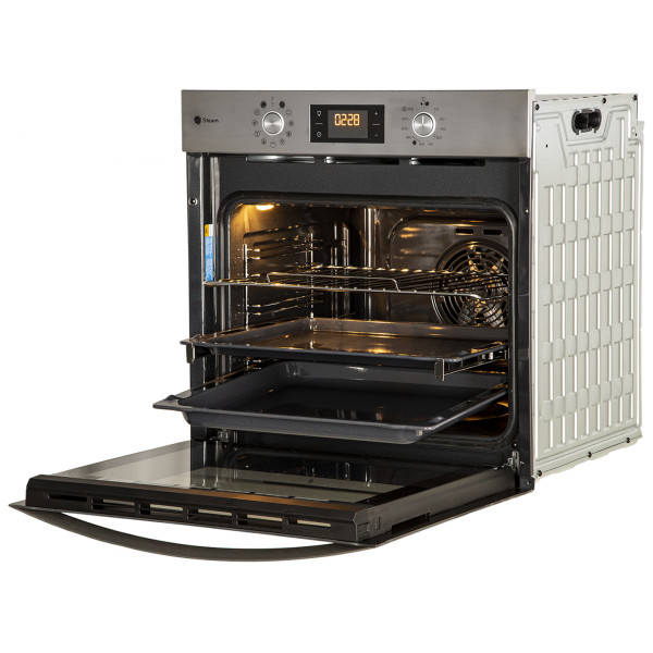 Фото - Духова шафа + варильна поверхня газова Indesit IFWS 3841 JH IX + THP 641 IX/I
