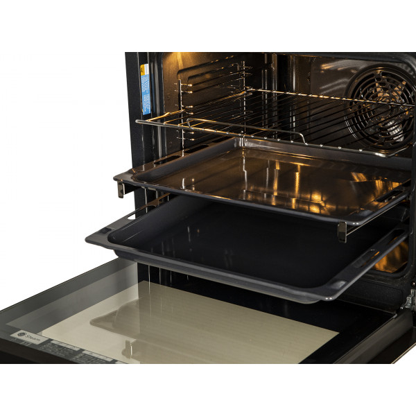Фото - Духова шафа + варильна поверхня газова Indesit IFWS 3841 JH IX + THP 641 IX/I