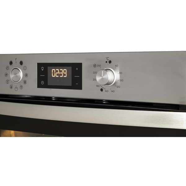 Фото - Духова шафа + варильна поверхня газова Indesit IFWS 3841 JH IX + THP 641 IX/I