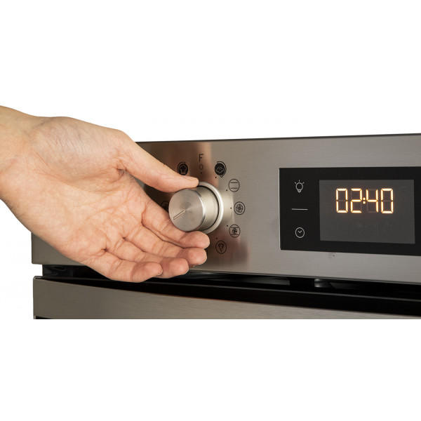 Фото - Духова шафа + варильна поверхня газова Indesit IFWS 3841 JH IX + THP 641 IX/I