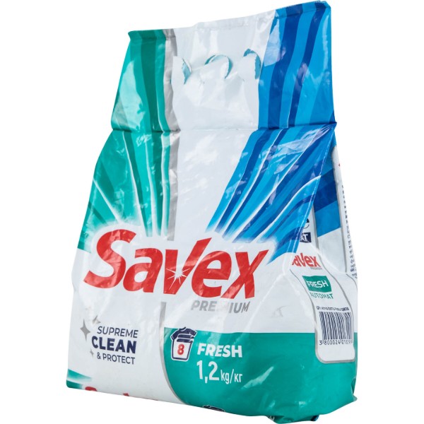 Фото - Стиральный порошок SAVEX 2 в 1 FRESH автомат 1,2 кг