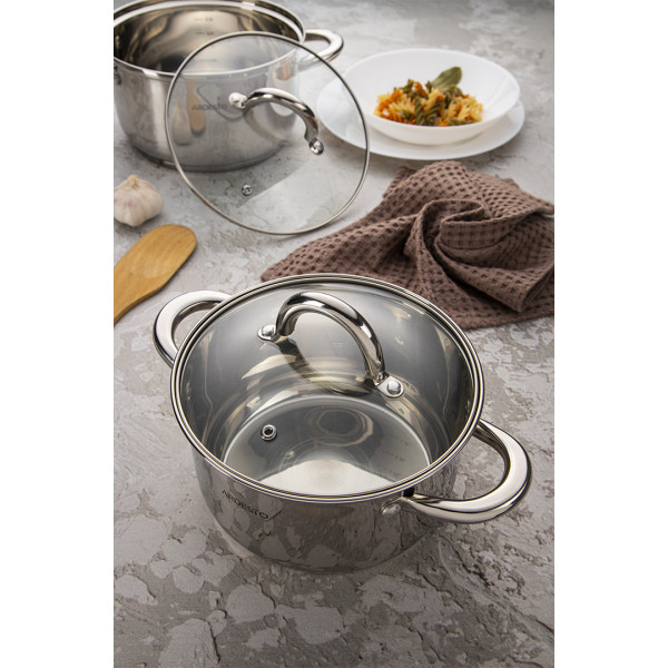 Фото - Набор посуды Ardesto AR1908PS Gemini Gourmet Andria 8 пр.