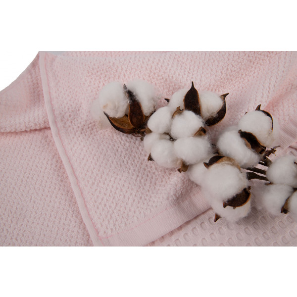 Фото - Рушник для рук GM Textile махровий вафельний бордюр світло-бежевий 40х70