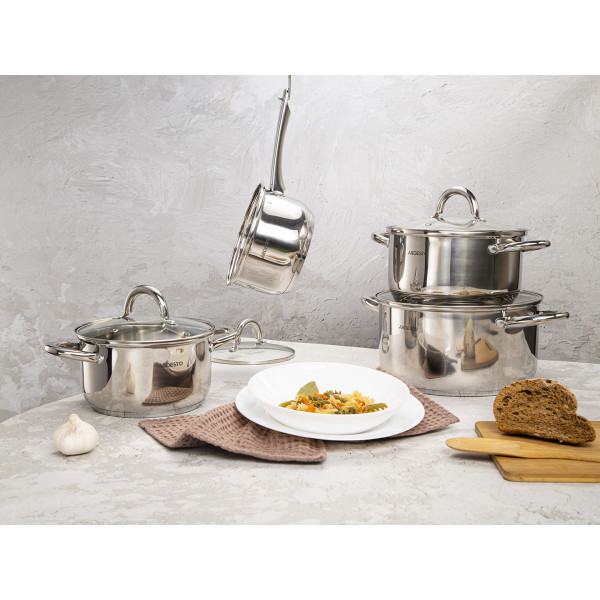 Фото - Набор посуды Ardesto AR1908PS Gemini Gourmet Andria 8 пр.
