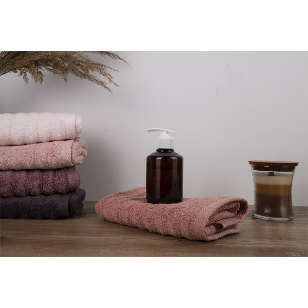 Фото - Рушник для рук GM Textile махровий Бабл Зеро Твіст світло-теракотовий 40х70