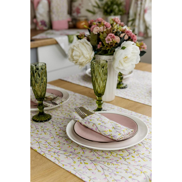 Фото - Скатертина раннер Прованс 40х140 Гілочки (030884)