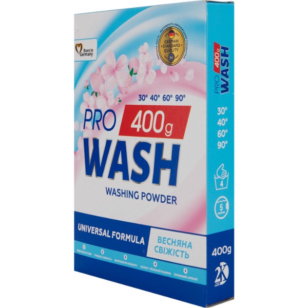 Фото - Пральний порошок ProWash Весняна свіжість 400 г