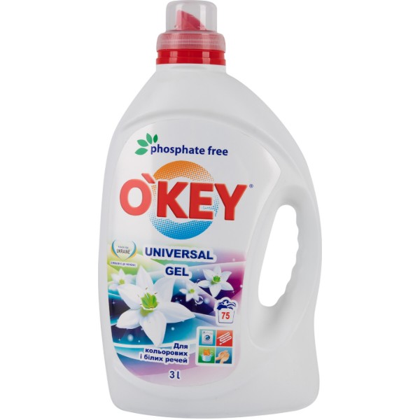 Фото - Гель для стирки O'key Universal, 3 л