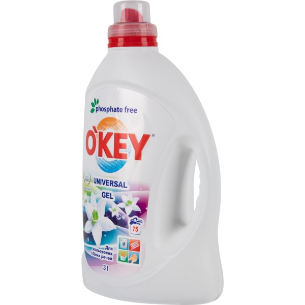 Фото - Гель для стирки O'key Universal, 3 л