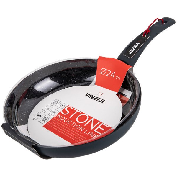 Фото - Сковорода универсальная Vinzer Stone Induction Line 24 см (50440)