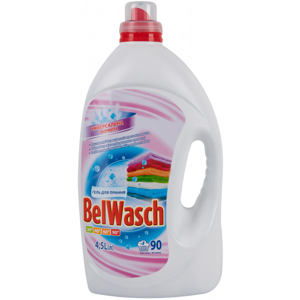 Фото - Гель для стирки BelWasch Универсальный 4,5 л., 90 циклов