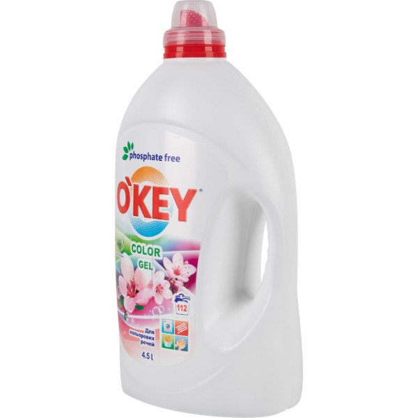 Фото - Гель для стирки O'key Color, 4,5 л