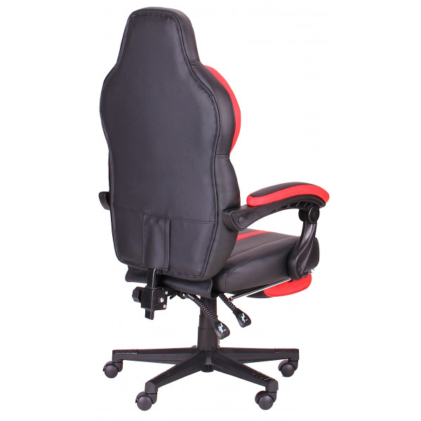 Фото - Кресло для геймеров AMF VR Racer Edge Iron Черный с красным