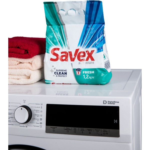 Фото - Стиральный порошок SAVEX 2 в 1 FRESH автомат 1,2 кг