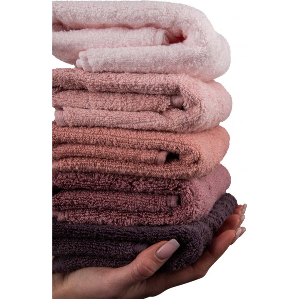 Фото - Полотенце для рук GM Textile махровое Бабл Зеро Твист светло-коралловый 40х70