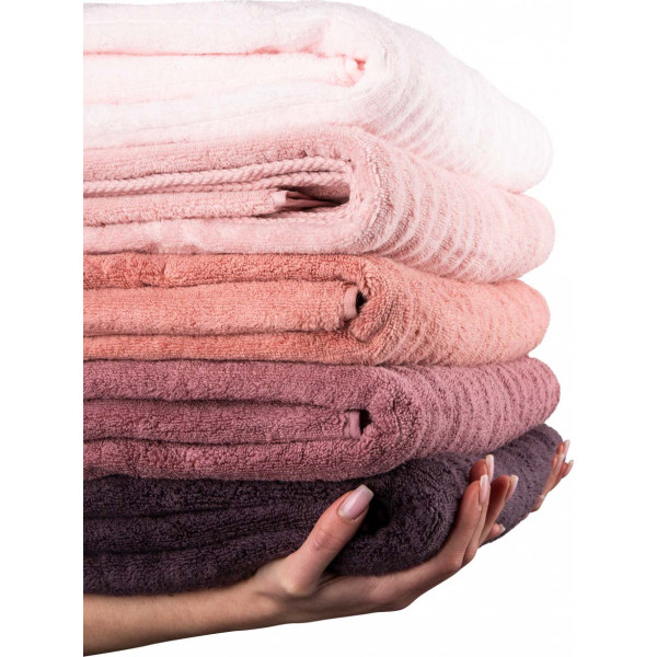 Фото - Рушник банний GM Textile махровий Бабл Зеро Твіст темно-коричневий 70х140