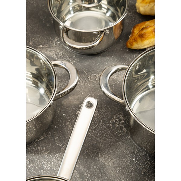 Фото - Набір посуду ARDESTO AR1910PS Gemini Gourmet Varese 10 пр.