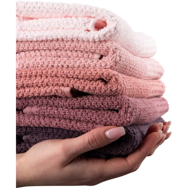 Фото - Рушник для рук GM Textile махровий вафельний бордюр темно-коричневий 40х70