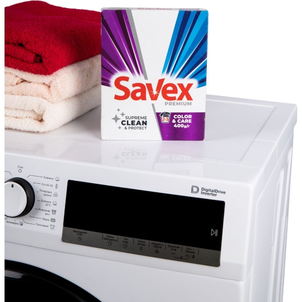 Фото - Стиральный порошок SAVEX Parfum Lock Color Brightness автомат 400 г