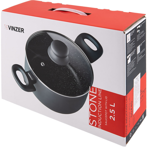 Фото - Кастрюля Vinzer Stone Induction Line 2.5 л (50445)