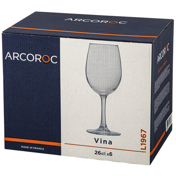 Фото - Набор бокалов Arcopal Vina 6*260мл (L1967)