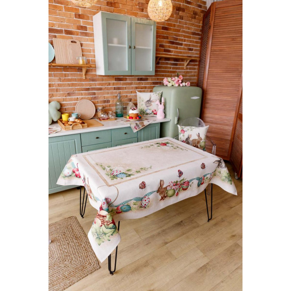 Фото - Скатертина прямокутна Прованс Великоднева Веснянка 135х180 см (034120)
