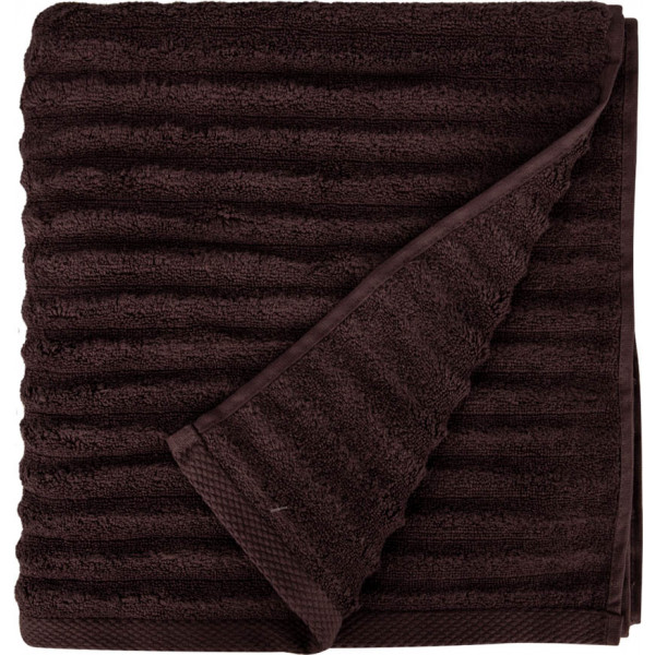 Фото - Рушник банний GM Textile махровий Бабл Зеро Твіст темно-коричневий 70х140
