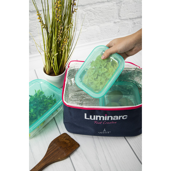 Фото - Набір емностей для зберігання Luminarc Keep'n'box + сумка (P6634)