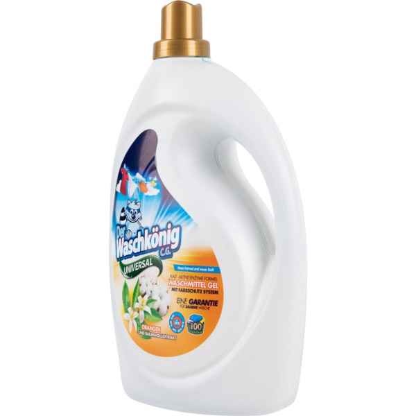 Фото - Гель для стирки Waschkonig UNIVERSAL Orangen und Baumwollextrakt 3 л