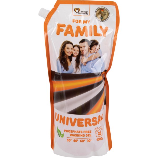Фото - Гель для прання FAMILY Універсальний (DOYPACK) 1000г
