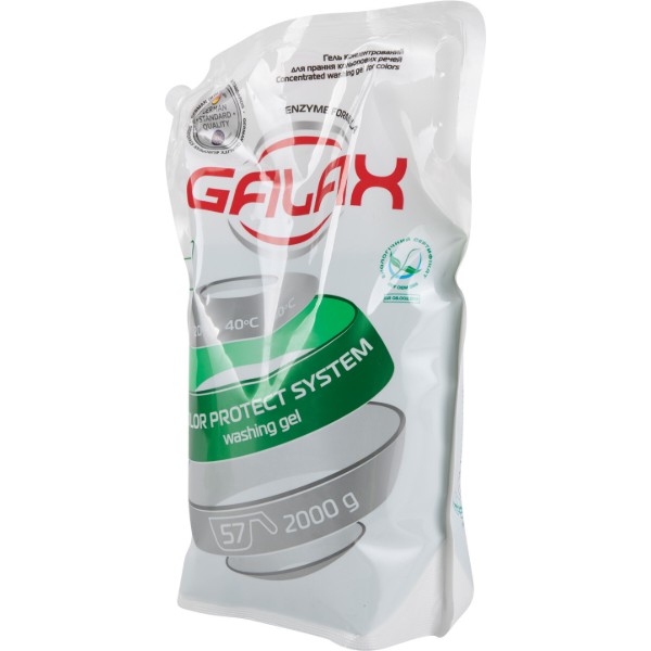Фото - Гель для стирки GALAX Цвет концентрат (DOYPACK) 2000г