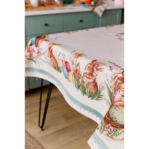 Фото - Скатертина прямокутна Прованс Великоднева Злагода 135х240 см (034115)