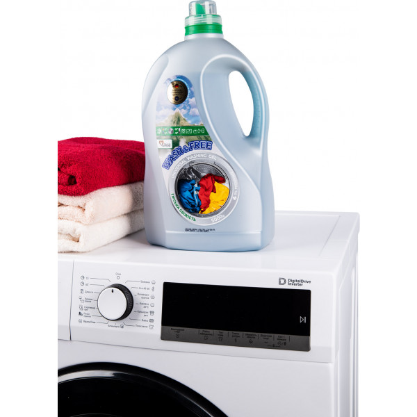 Фото - Гель для прання WASH & FREE Універсальний Гірська свіжість 5000г