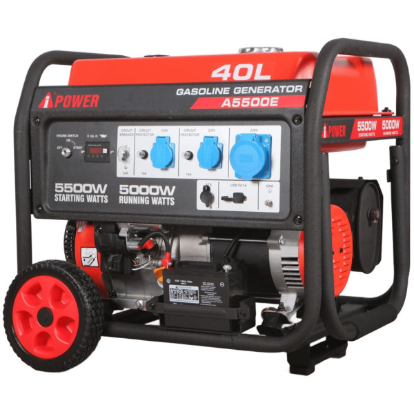 Фото - Генератор бензиновий A-iPower A5500E Фото - Генератор бензиновий A-iPower A5500E