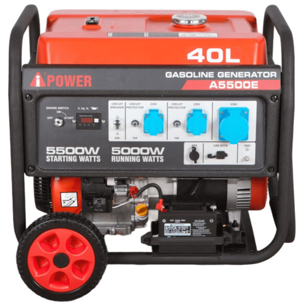 Фото - Генератор бензиновий A-iPower A5500E