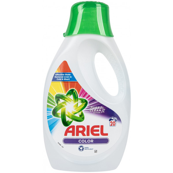 Фото - Гель для прання Ariel Чистота та Свіжість д/кольорового 1л