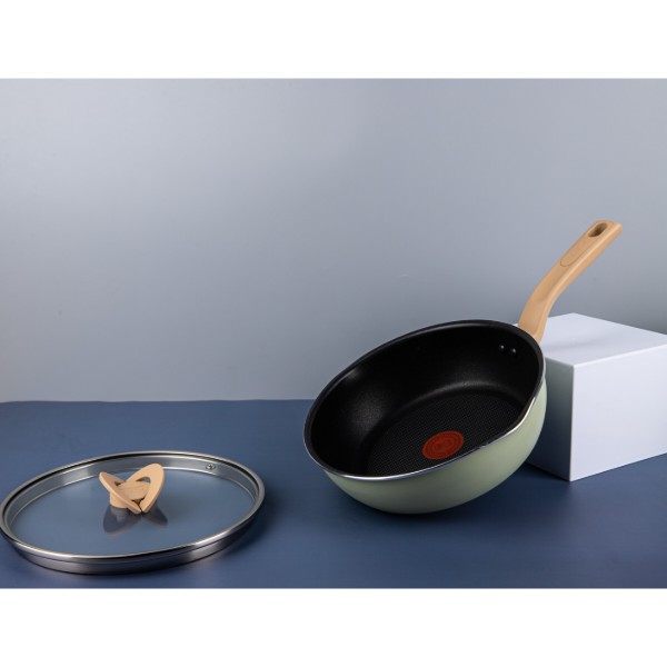 Фото - Сковорода универсальная Tefal G1748704 24 см (2,6 л), оливковая с кр