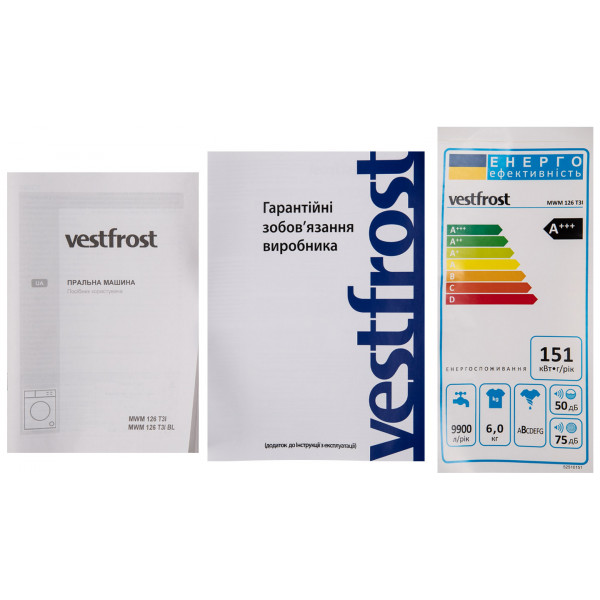 Фото - Стиральная машина Vestfrost MWM126T3I