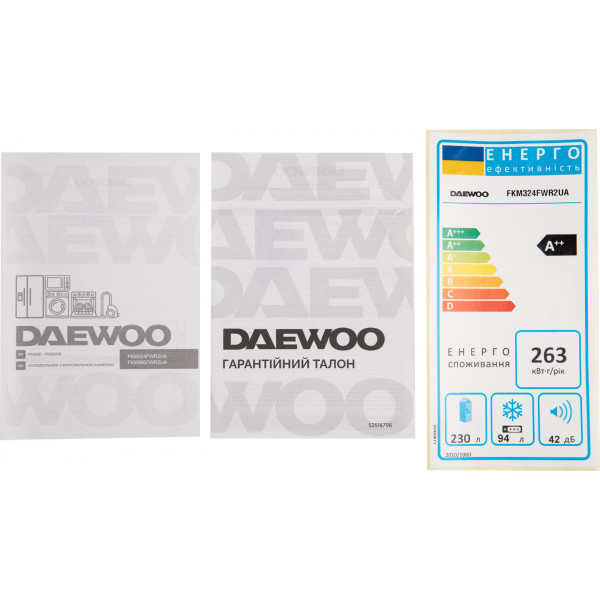 Фото - Холодильник Daewoo FKM324FWR2UA