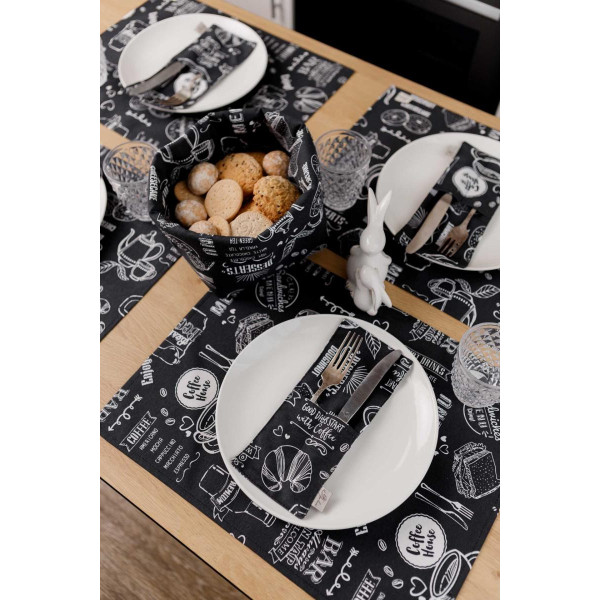 Фото - Хлібниця Прованс Breakfast black 14х16х15 см (039625)