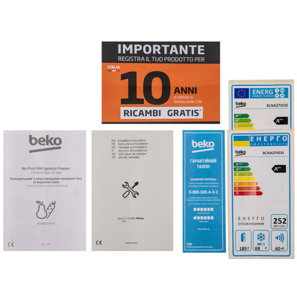 Фото - Холодильник встраиваемый Beko BCNA275E3S