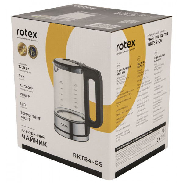 Фото - Электрический чайник Rotex RKT84-GS