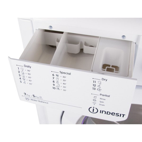 Фото - Стирально-сушильная машина Indesit IWDE 7105 B EU