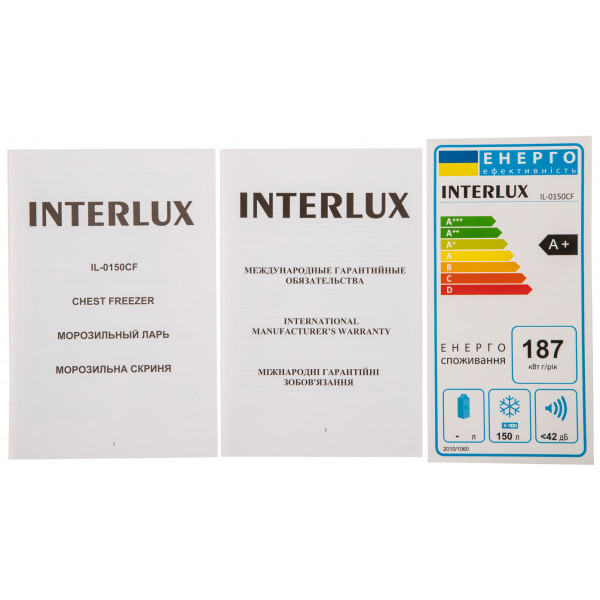 Фото - Морозильна скриня INTERLUX IL-0150CF